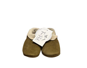 Four Peaks Leather: Lambskin Booties Loden Green