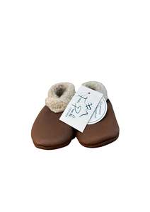 Four Peaks Leather: Lambskin Booties Cinnamon Nappa