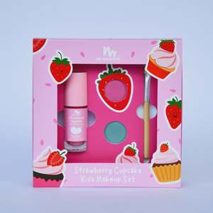 Strawberry Cupcake Natural Makeup Gift Set