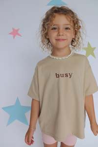 Baby 1: Busy Tee - Beige