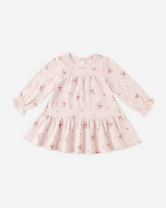 Tiered Jersey Dress - Swans