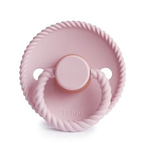 Frigg: Frigg Rope Latex Pacifier Baby Pink