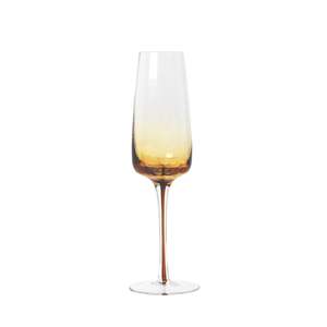 Homewares: Broste Amber Champagne Individual Glass
