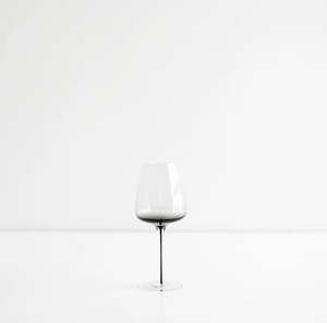 Homewares: BROSTE Smoke White Wine Glass