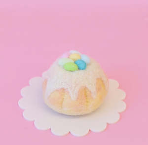 Easter Egg Sponge Cake - Cream