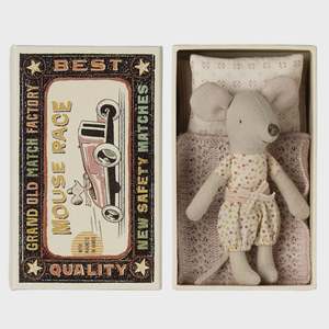 Toys: Little Sister Mouse In Matchbox | Rose 2025