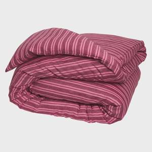 Bedding 1: Nadine Linen Quilt Cover - Mahogany
