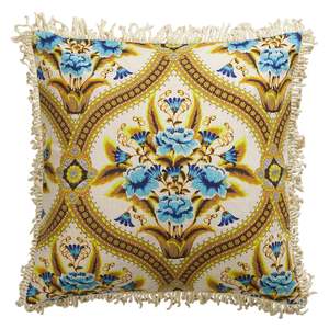 Cushions: Margaret Fringe Cusion  - Clay Feather
