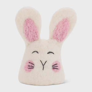 Homewares: Felt Egg Warmer | White