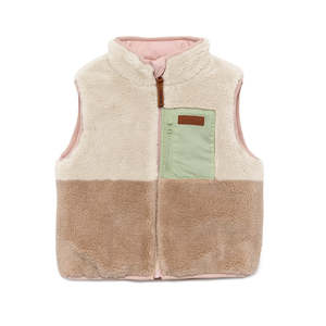 Clothing: Reversible Yeti Vest - Harvest Colourblock