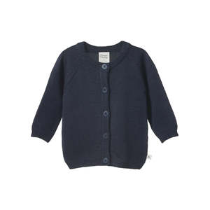 Baby 1: Merino Knit Cardigan | Navy