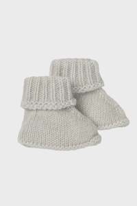 New Arrivals: Cashmere Baby Booties | Mist Grey