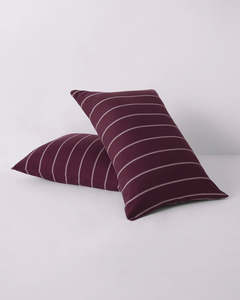 Homewares: Pillowcase Pair - Mulberry