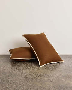Linen Pillowcase Pair - Toffee