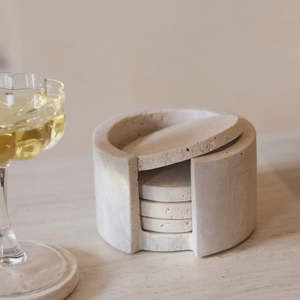 Kitchen: Isobel Travertine Coasters