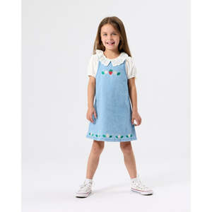 Wild Strawberry Pinafore Dress
