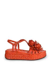 Husk Coral Sandal - Mandarin
