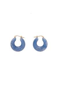 Vanessa Baroni Circlet Earrings - Blue