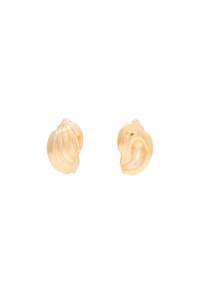 Vanessa Baroni Shell Earrings - Gold