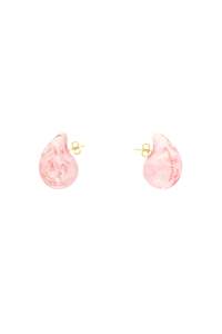 Vanessa Baroni Drop Earrings - Pink Marble