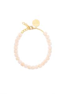 Vanessa Baroni: Vanessa Baroni Organic Necklace - Pearl Marble