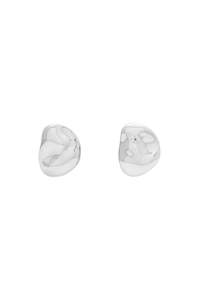 Vanessa Baroni Nugget Earrings - Silver