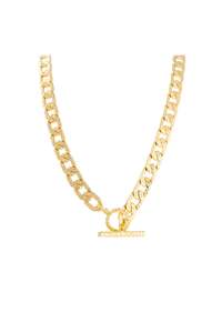 Fairley: Fairley Antique Crystal Necklace - Gold