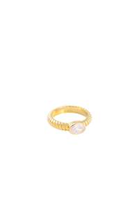 Fairley Croissant Ring - Gold