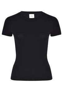 T Shirts Tanks: Husk Rib Tee - Black