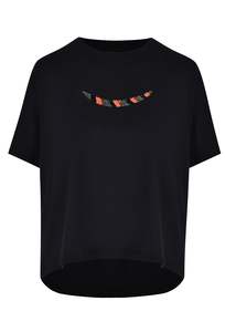 T Shirts Tanks: Husk Beaded Tee - Black