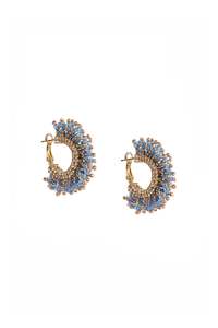 Deepa Gurnani Sierra Earrings - Blue