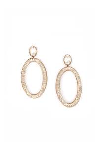 Deepa Gurnani Eaton Earrings - Gold