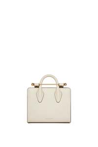 Strathberry: Strathberry Nano Tote - White