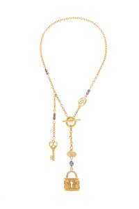 Ben Amun Locket Necklace - Gold