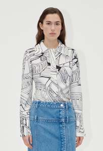 Stine Goya: Stine Goya Fitted Shirt - Print