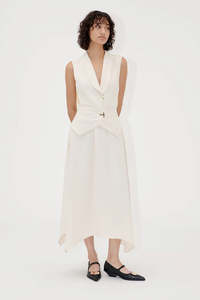 Stine Goya: Stine Goya Chief Dress - Ivory