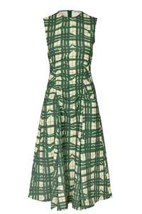Stine Goya Gathered Midi - Green