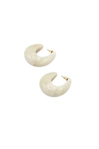 Sita Nevado Llit Earrings - White
