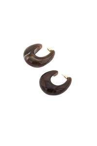 Sita Nevado Llit Earrings - Brown