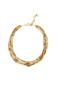 Sita Nevado: Sita Nevado Knot Necklace - Gold