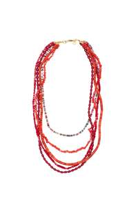 Sita Nevado: Sita Nevado La Platja Necklace - Red
