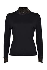 Husk LACE KNIT - Black