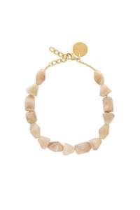 Vanessa Baroni Stone Necklace - Honey