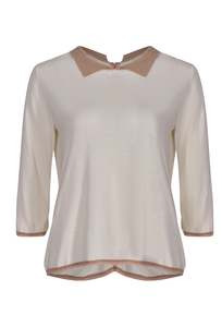 In Bed With You: In Bed With You Polo Cardi - Ivory