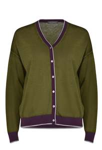 In Bed With You: In Bed With You Vellah Cardi - Olive