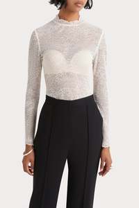 Winter Whites: Husk Antonia top - Oyster