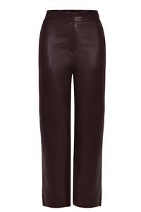 Wild Side: Husk Crop Leather - Chocolate