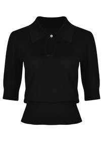 Husk Elb Polo - Black