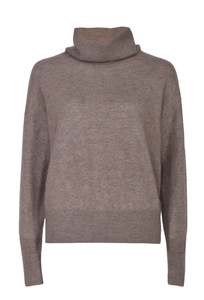 Husk Knitwear: Husk Cash Slouch Knit - Latte
