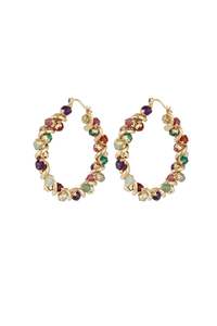 Gas Bijoux Eurydice Hoop - Multi Coloured
